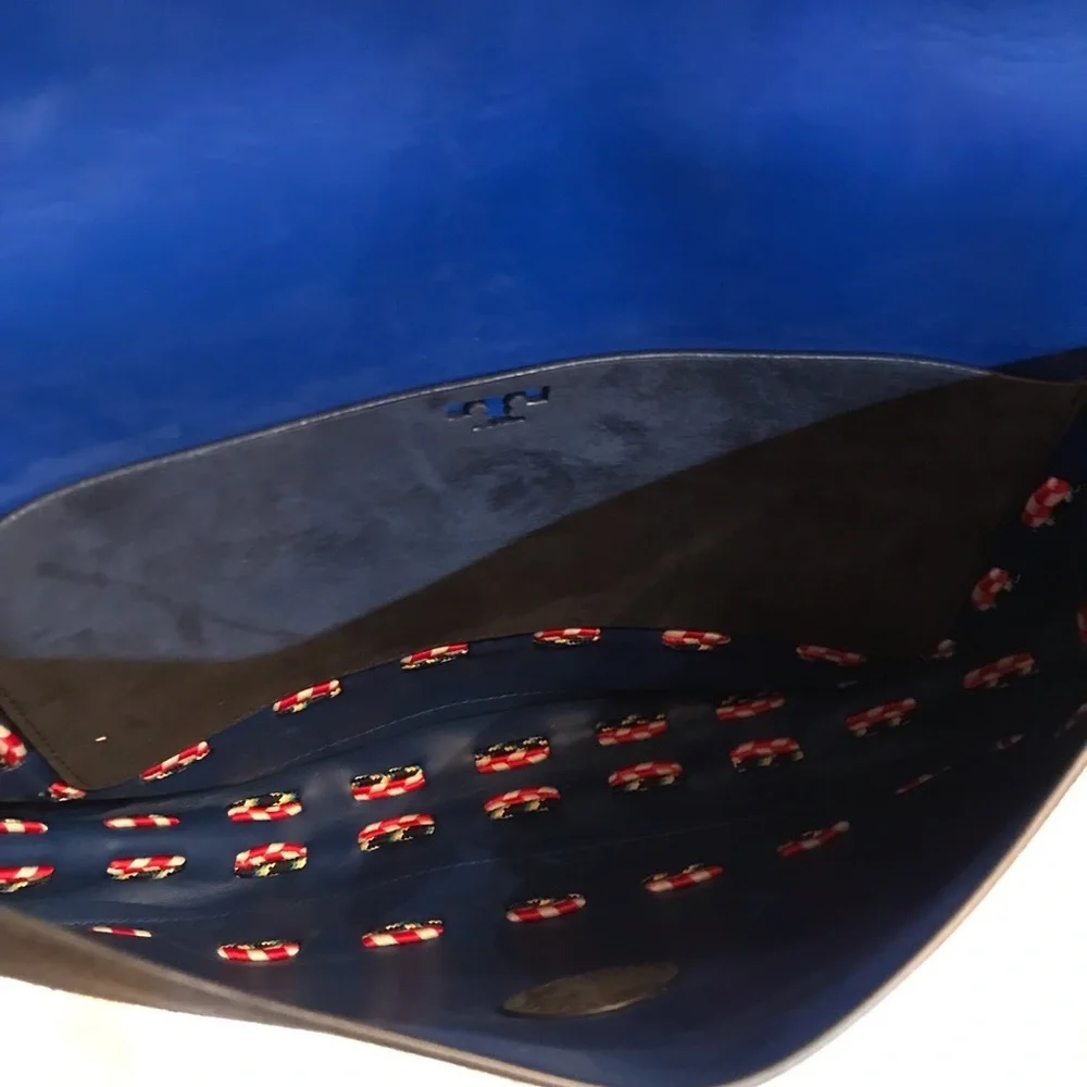 Tory Burch navy suede
